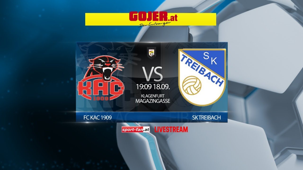 Fussball live Kärntner Liga FC KAC gegen SK Treibach 18.09.2020