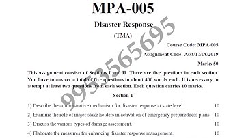 MPA-5 Solved Assignment 2019