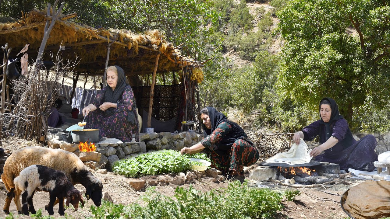 Mix of Traditional Village Cooking of IRAN | Nomadic Life style - YouTube