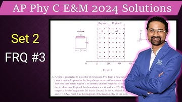 AP Physics C E&M 2024 walkthrough Set 2 FRQ 3 solution Free response question 3 solution FRQ3 answer