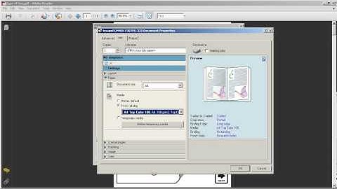 Printing booklet with cover | Océ PRISMAsync know hows