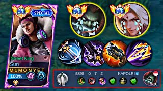 CARA COUNTER TERIZLA DI XP LANE MENGGUNAKAN SUN | GLOBAL SUN | MOBILE LEGENDS