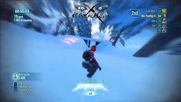 SSX DEMO Gameplay on Whitehorn Mountain  02:00.19 Prod1gy X