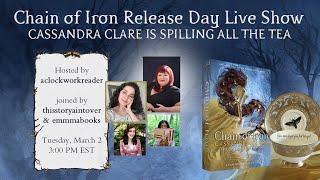 Chain of Iron Tea Party with Cassandra Clare