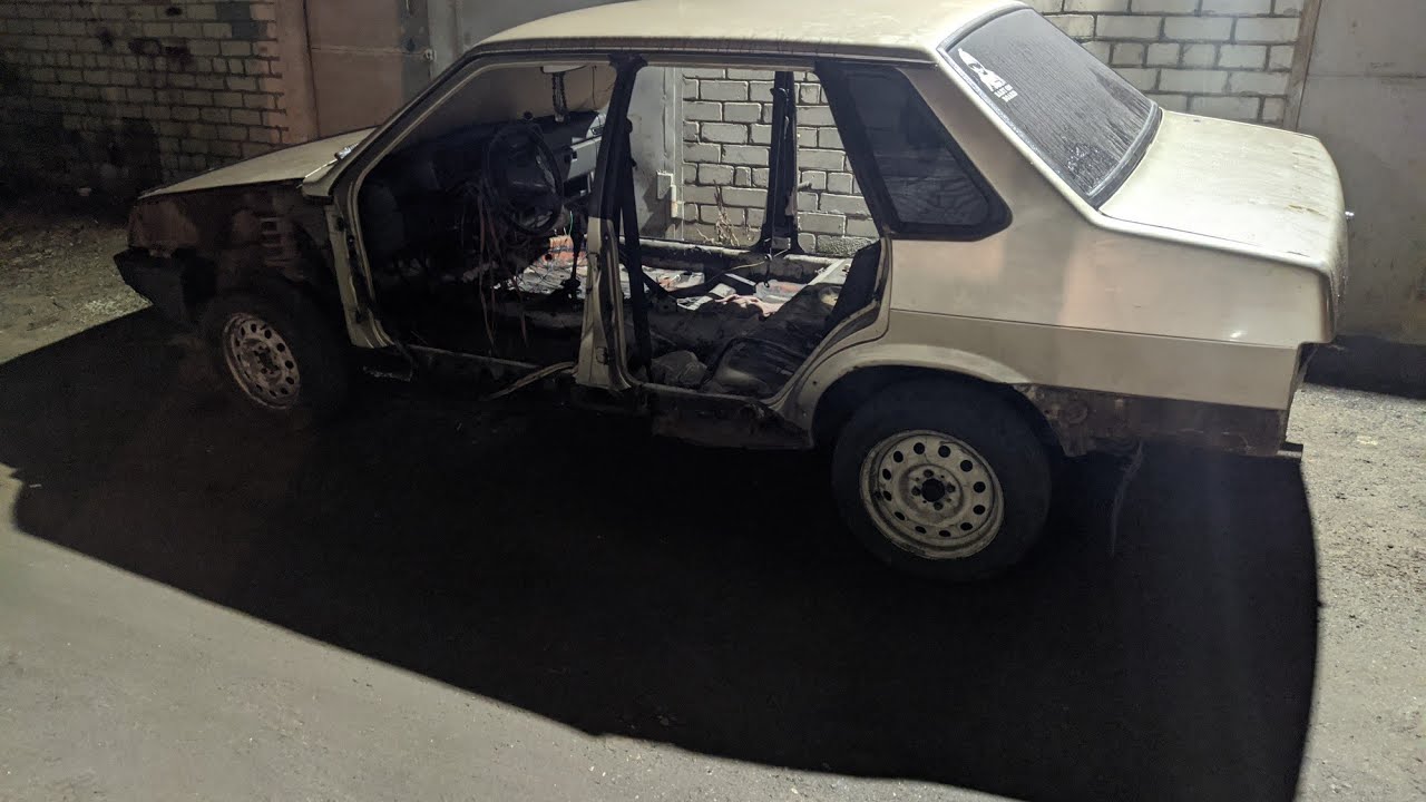 Восстановление кузова Ваз 21099 (Часть 1) - YouTube