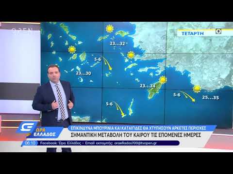 Καιρός 05/08/2020: Σημαντική