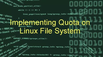 Implementing Quota on Linux Filesystem