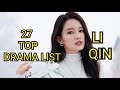 27 top drama list li qin