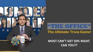 The Ultimate 'The Office' Trivia Game! Bet you can't get half right!!