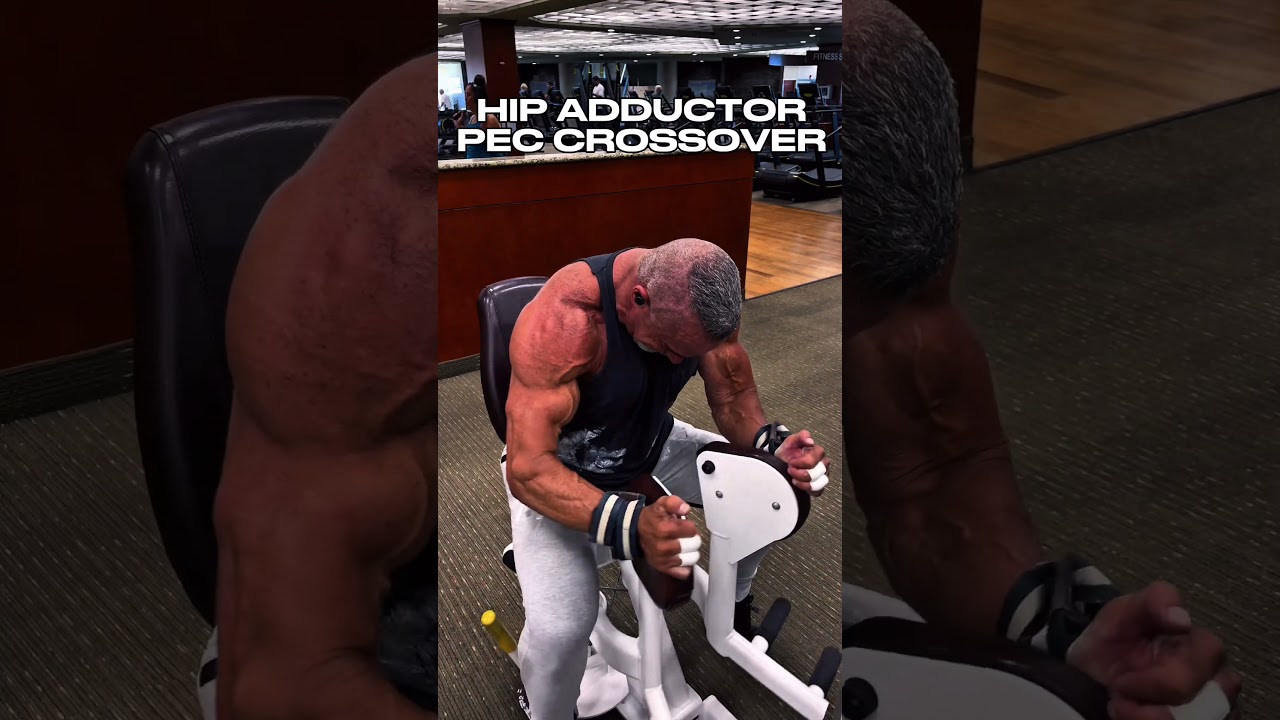 HIP ADDUCTOR PEC CROSSOVER #pecs #workout #muscle #motivation #exercise