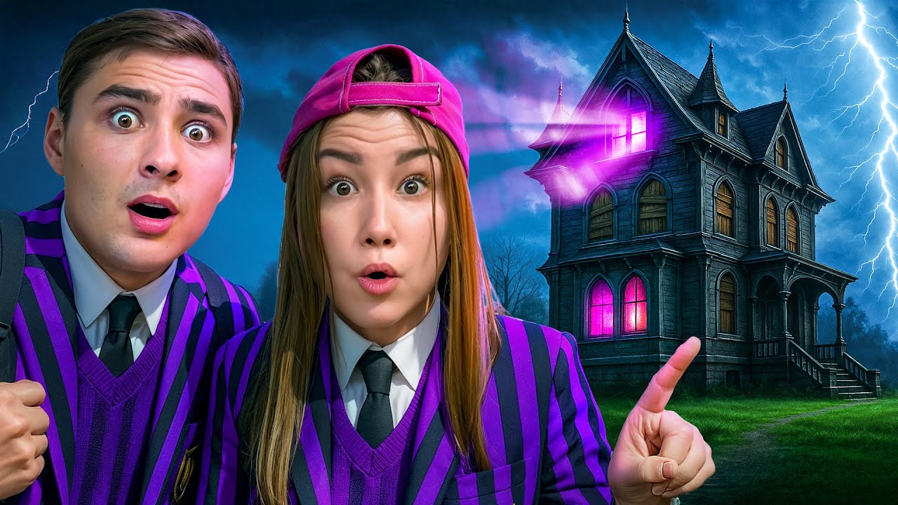 Нашли Настоящий Дом Уэнсдей на заброшке !