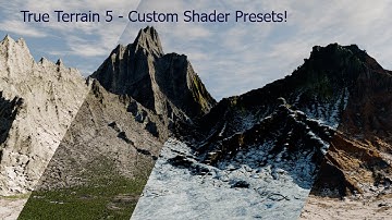 True Terrain 5 - Texturing made easy by Custom Shader Presets