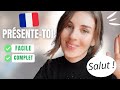 Easy self introduction  how to introduce yourself in french subtitles