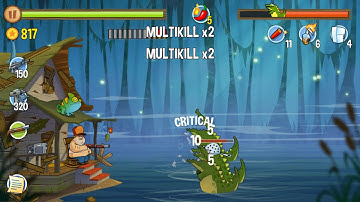 Swamp Attack - Crocodile Apocalypse. Episode 1. Level 17. Android Gameplay