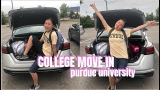Details COLLEGE MOVE IN VLOG 2019 | Purdue University | Freshman Dorm News
