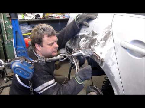 VW Jetta. The quarter panel repair. Ремонт заднего крыла.