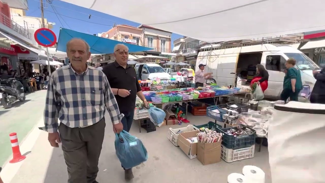 Greece - Kreta/Crete/Kriti - saturday market in Moires/Mires