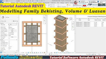 Tutorial Menghitung Luas Bekisting Kolom di Autodesk REVIT