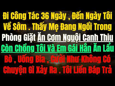 Đi Công Tác Về Sớm, Tôi Thấy Mẹ Ăn Cơm Thiu Trong Phòng Giặt — Chồng Và Em Gái Đang Ăn Lẩu Bò
