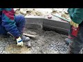 Установка бордюров и поребриков. Процесс подготовки основания под песок и щебень