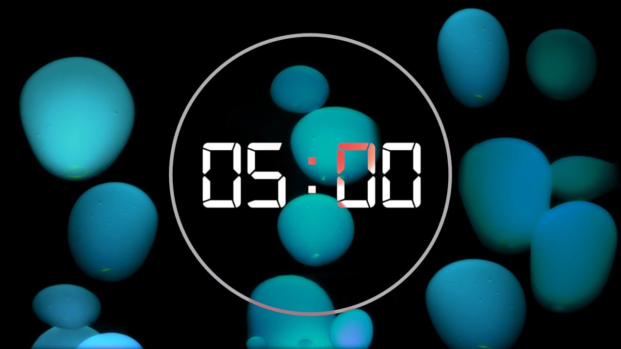 5 Minute Timer with Lava Lamp Background YouTube