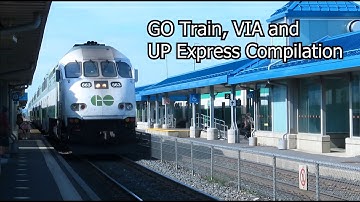 GO Train, VIA Rail and Union Pearson Express Compilation in Greater Ontario (2021)