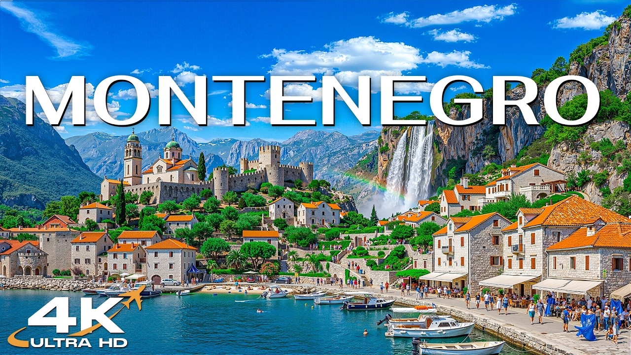 Montenegro 4K 🇲🇪 | Bay of Kotor, Adriatic Coast & Epic Mountain Views