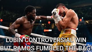 Erickson Lubin ROBBERY WIN OVER Jesus Ramos?! Post Fight Review