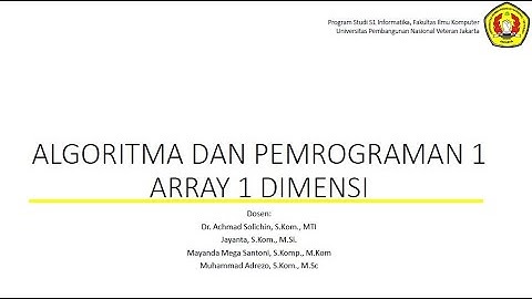 [Pertemuan 6] Teori & Praktikum Algoritma dan Pemrograman 1