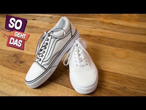 Pimp My Shoes Cartoon Schuhe Selber Machen So Geht Das Youtube