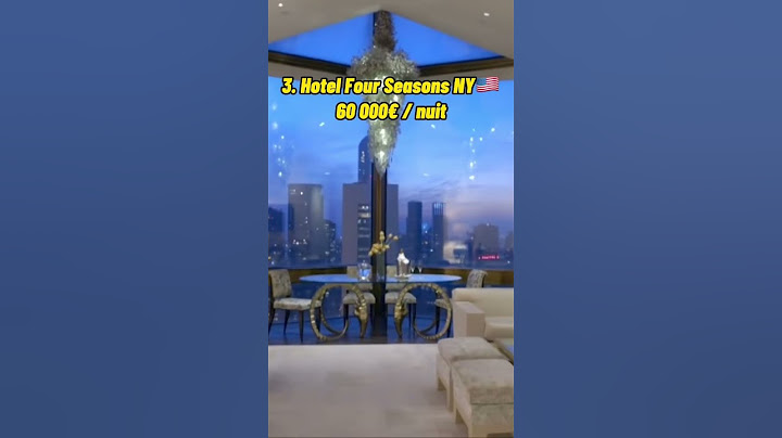 Top 5 des hotels les plus chers du monde