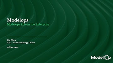 Gain Business Value with ModelOps: How to Implement ModelOps (Masterclass Part 1)