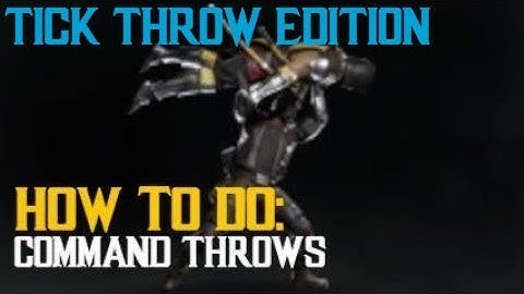 MORTAL KOMBAT 11 - How To Do Tick Throws