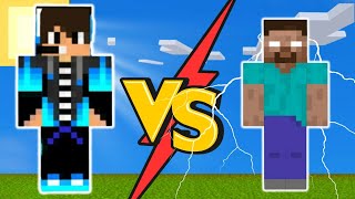 I Fight The Strongest Villain The Herobrine in Minecraft (Hindi)