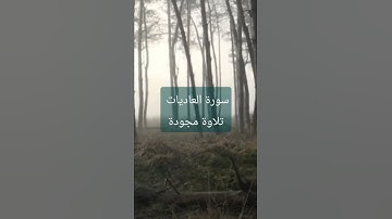 سورة العاديات - تلاوة مجودة