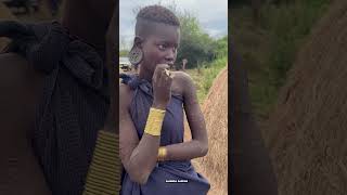 Why Do Mursi Tribe Women Wear Lip Plates? | Untold African Culture | #facts #shorts #amazingfacts
