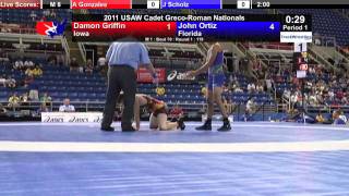 Cadet Greco 119 - John Ortiz (FL) vs. Damon Griffin (IA)