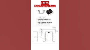 Lm75 - Digital Temperature Sensor #electronicseducation #electronicsrd #sensor