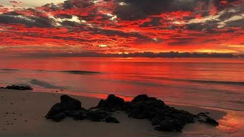 PERFECT SUNRISE AT THE BEACH - Listening to Quran.- شروق الشمس المثالي مصحوبًا بتلاوة عطرة من القرآن