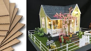 Building a Cardboard House with Garden - Team WOW