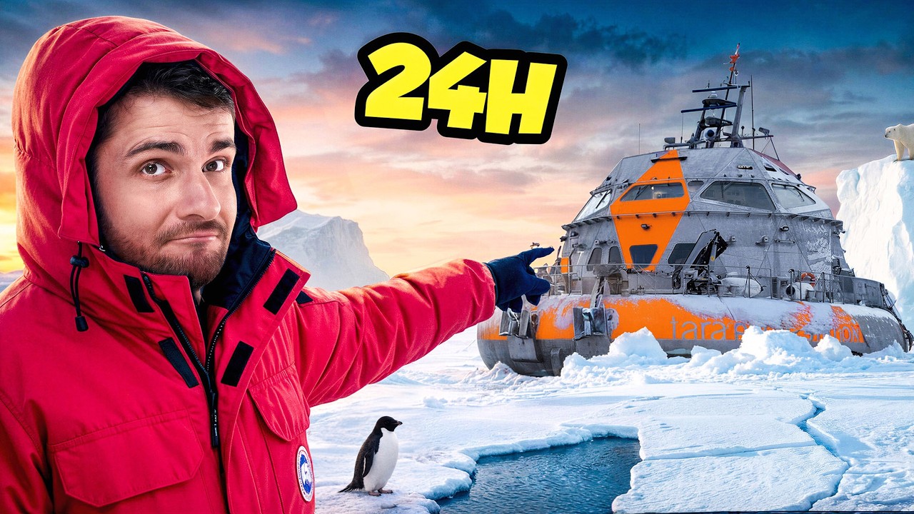 24H BLOQUÉS DANS LA GLACE EN ARCTIQUE ❄️ 