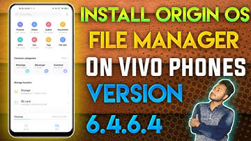 Origin Os File Manager Instrall On Any Vivo Phones || Origin Os File Manager First Look All Features