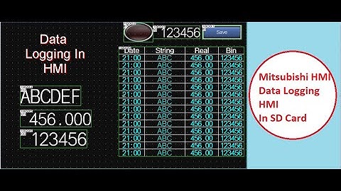 Data Logging in Mitsubishi HMI | GT Designer 3 Tutorial | PLC Data Storage
