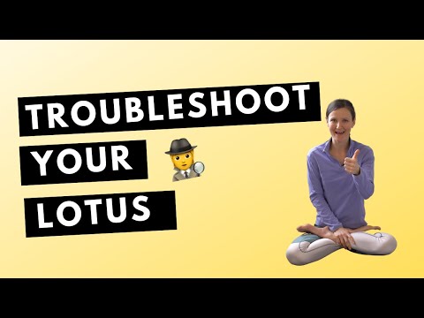 Troubleshooting pain in Padmasana (Lotus Pose)