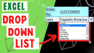 How To Create a Drop-down List in Excel | Data Validation
