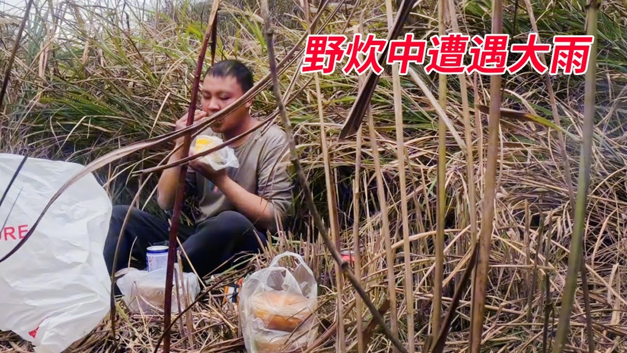 骑电动车在西藏捡废铁，上午野炊却遭遇大雨，无奈被迫中断！ 【电动三轮户外探宝旅行】