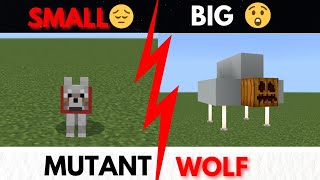 |How to make Mutant wolf|🤩|Mutant wolf in Minecraft|😮