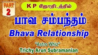 பகுதி – 2 | பாவ சம்பந்தம் | KP Astrology in Tamil