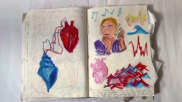 NCAD 2023 portfolio sketchbook submission