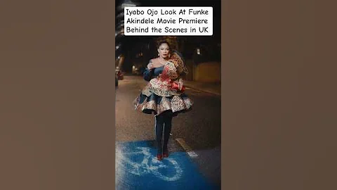 Iyabo Ojo Look At Funke Akindele Movie Premiere Behind the Scenes in UK#iyabos#funkeakindele